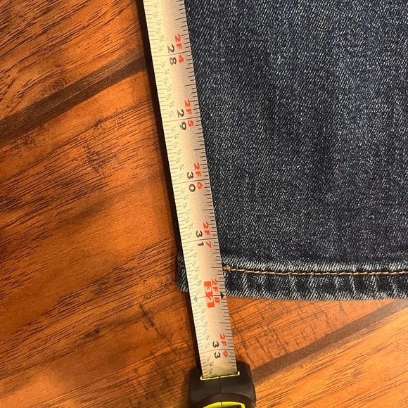 Levis 505 jeans men’s 40x32 Regular Straight Fit blue stretch work comfort - Picture 4 of 11